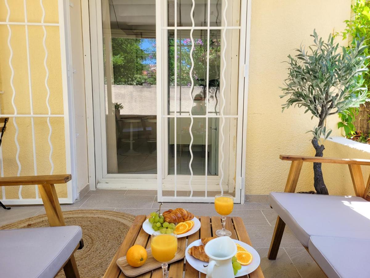 Studio Double Climatise Avec Terrasse - Proche Tram & Centre 몽펠리에 외부 사진